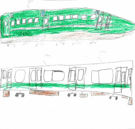 電車と新かん線
